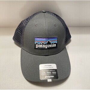 Patagonia P-6 Logo Lopro Trucker Snapback Forge Gray style 38283